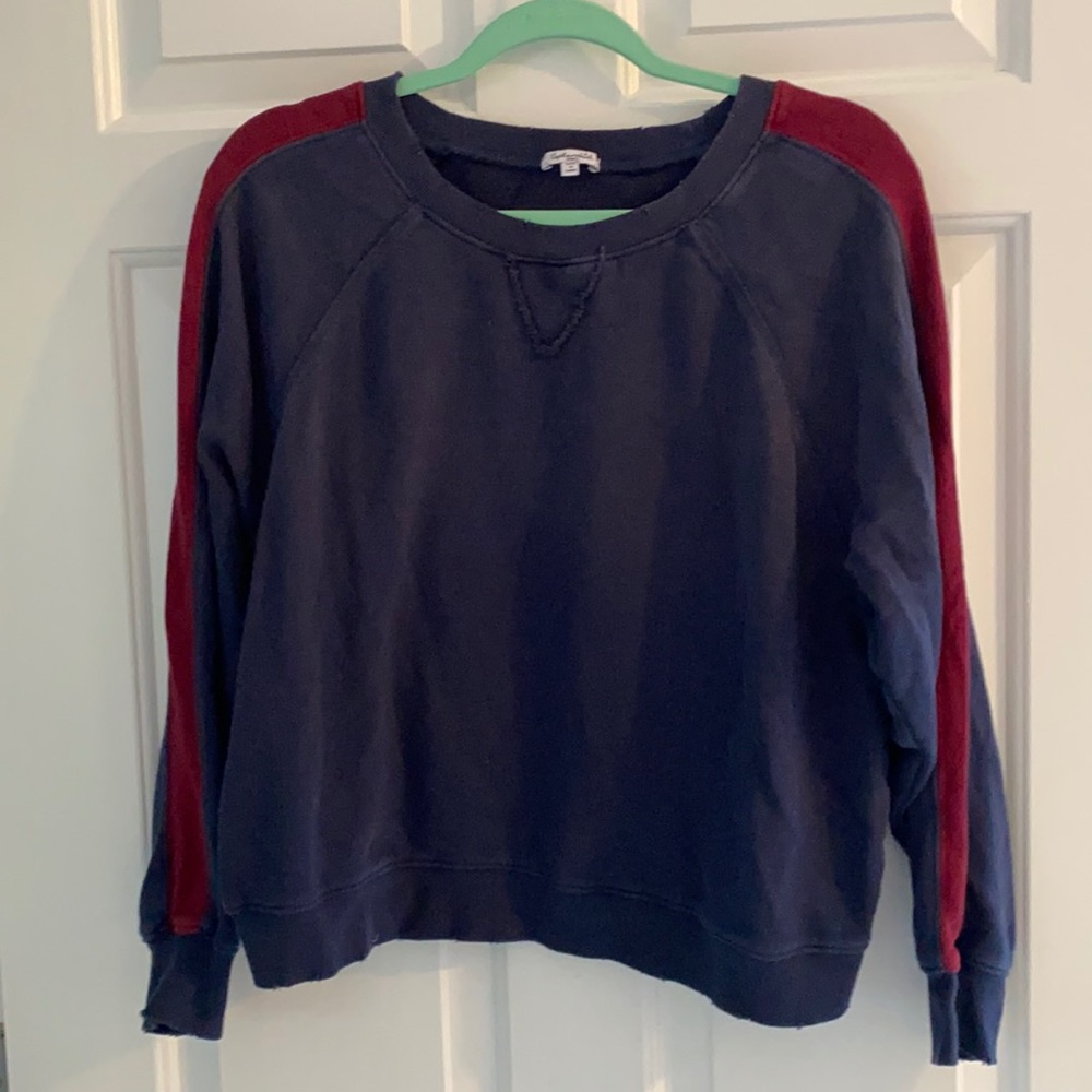 Splendid distressed sweatshirt